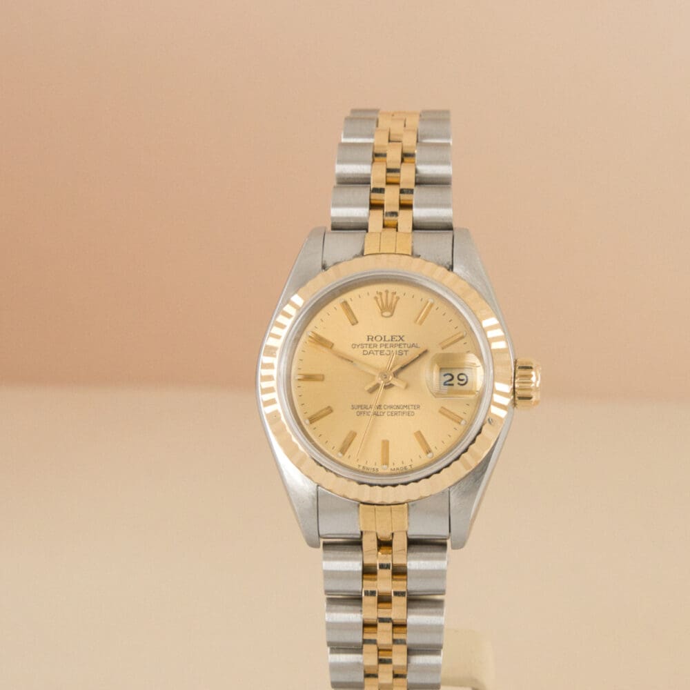 Pre-owned Rolex Datejust baton dial reference:69173