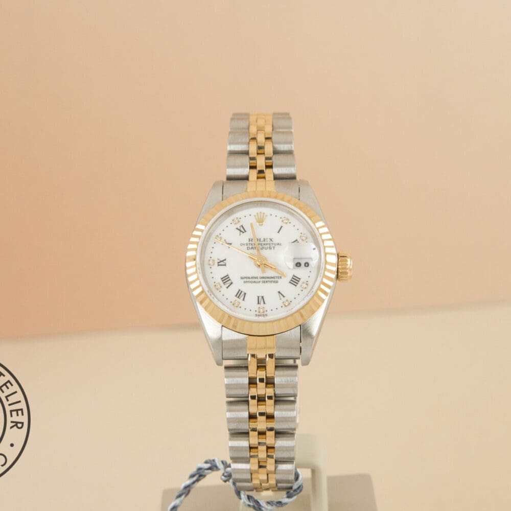 Pre-owned Rolex Datejust White diamond numeral dial Reference:69173