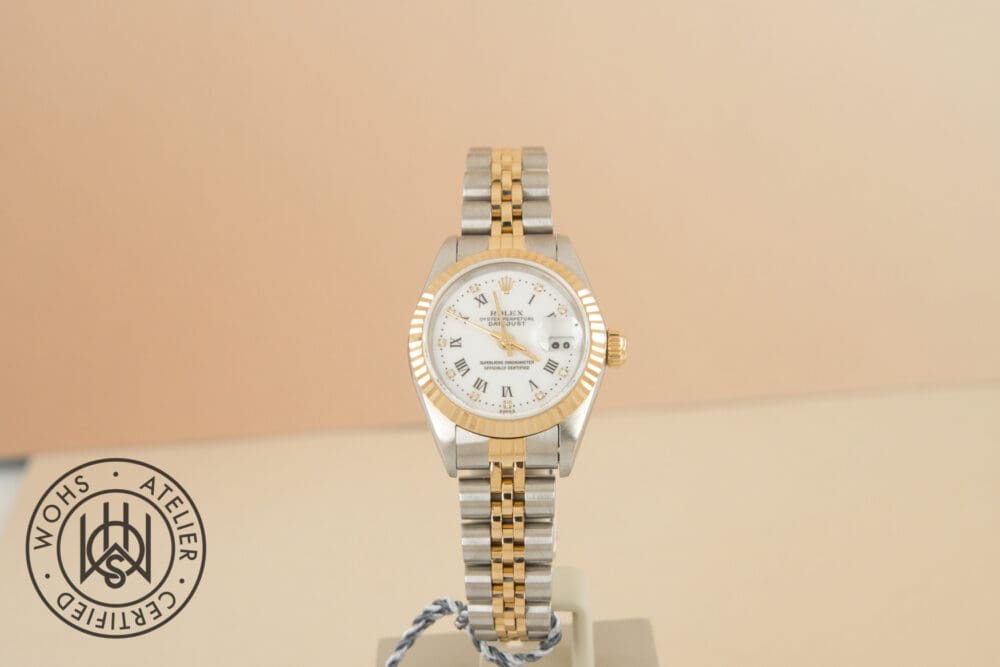 Pre-owned Rolex Datejust White diamond numeral dial Reference:69173 Pre-owned Rolex Datejust White diamond numeral dial Reference:69173