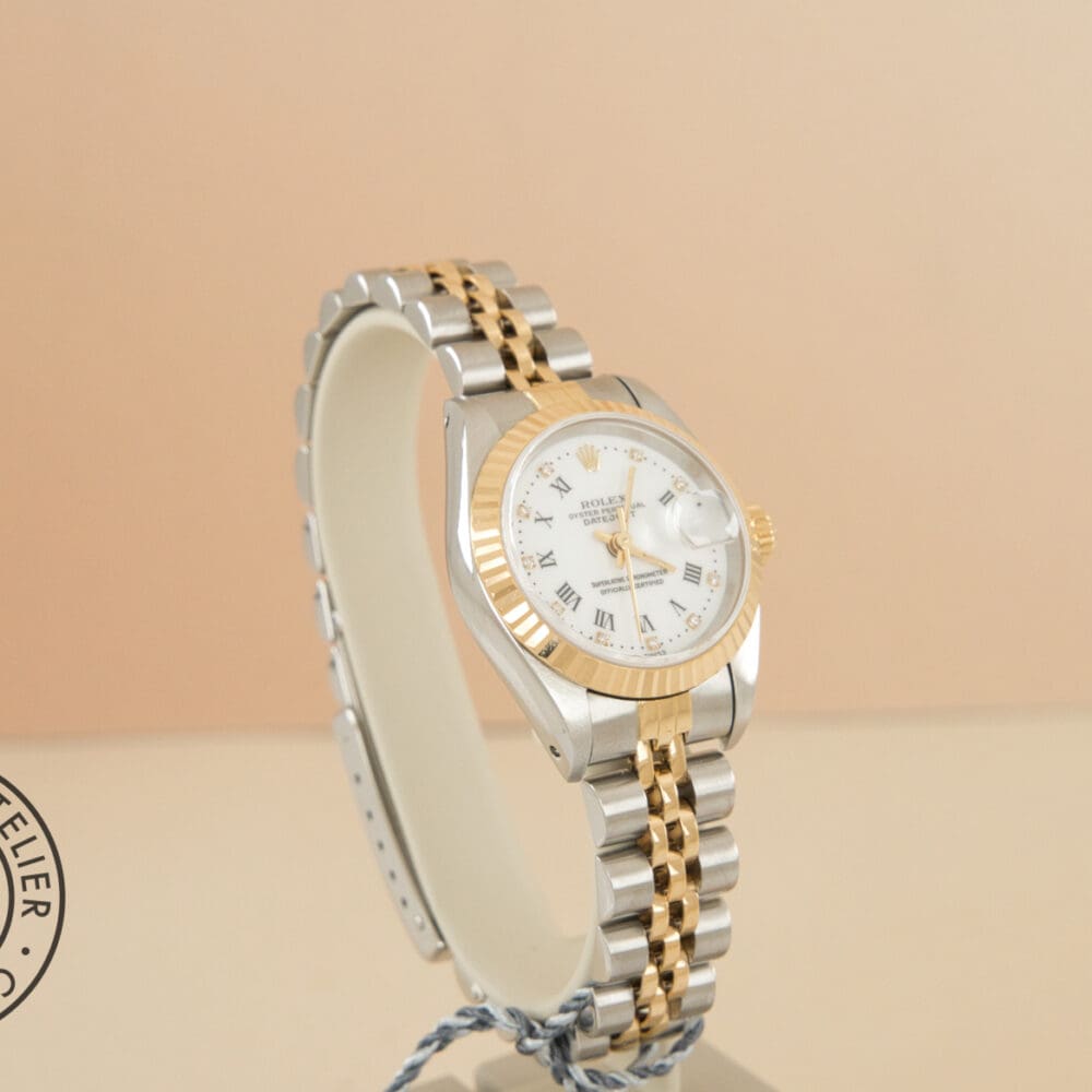 Pre-owned Rolex Datejust White diamond numeral dial Reference:69173 Pre-owned Rolex Datejust White diamond numeral dial Reference:69173