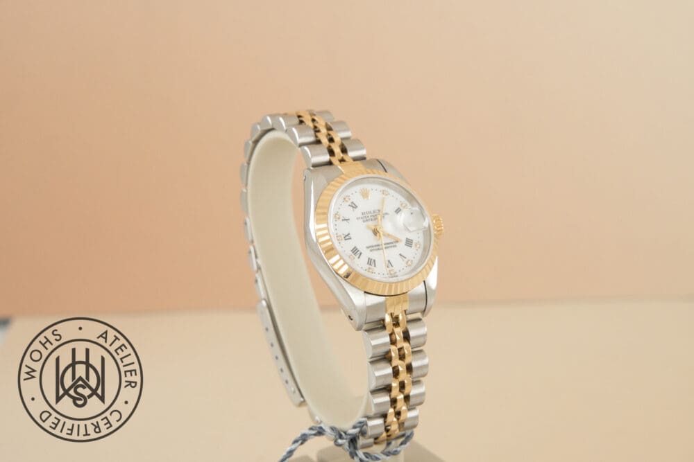 Pre-owned Rolex Datejust White diamond numeral dial Reference:69173 Pre-owned Rolex Datejust White diamond numeral dial Reference:69173
