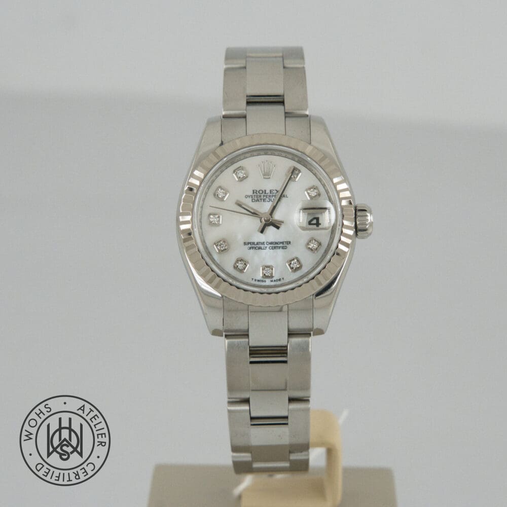 Pre-owned Rolex Datejust custom diamond dial reference:179174