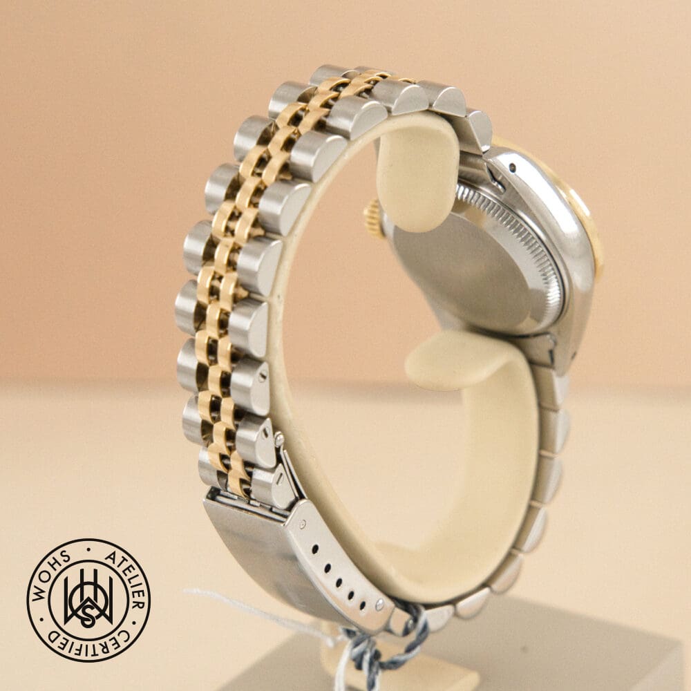 Pre-Owned Rolex Lady Datejust Custom diamond bezel anniversary Dial Reference:69173 Pre-Owned Rolex Lady Datejust Custom diamond bezel anniversary Dial Reference:69173