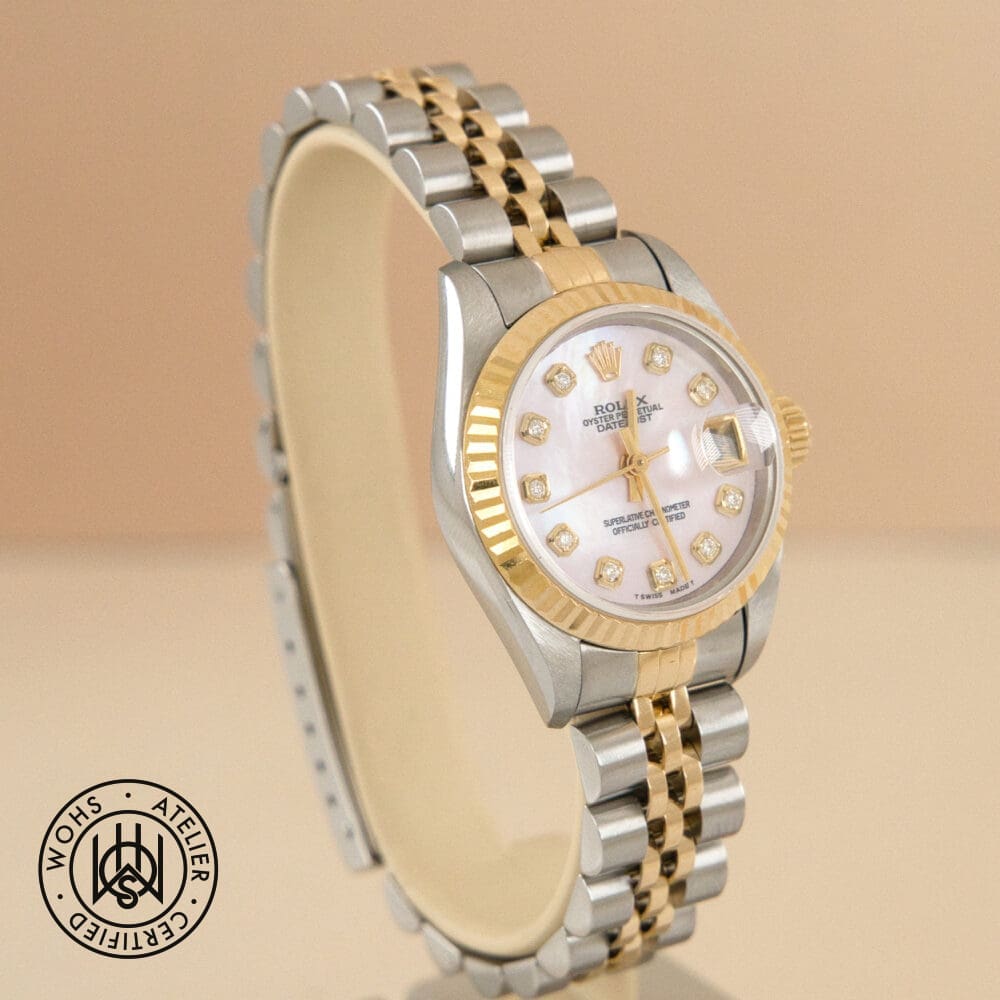 Pre-Owned Rolex Lady Datejust Pink Mother of pearl Dial Reference:69173 Pre-Owned Rolex Lady Datejust Pink Mother of pearl Dial Reference:69173
