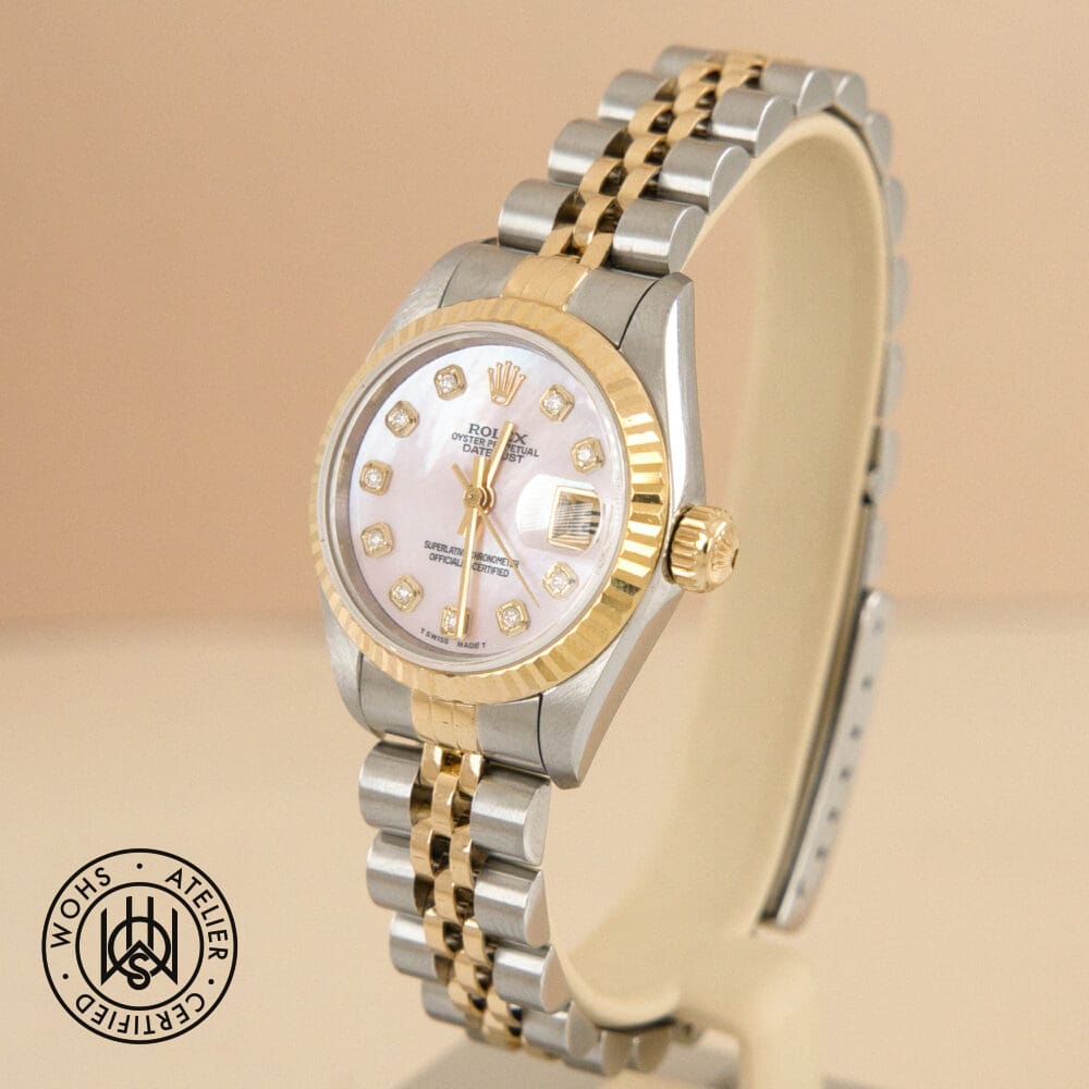 Pre-Owned Rolex Lady Datejust Pink Mother of pearl Dial Reference:69173 Pre-Owned Rolex Lady Datejust Pink Mother of pearl Dial Reference:69173