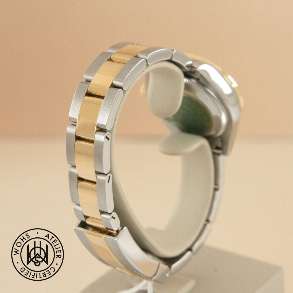 Preowned Rolex Lady Datejust 26mm reference 179173 Green Dial (5)