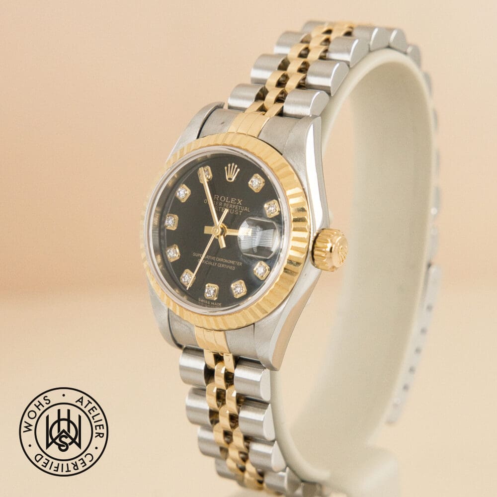 Pre-owned Rolex Lady-Datejust 79173, black dial, steel and yellow gold, 26mm, 2004 – photo 3 of 6