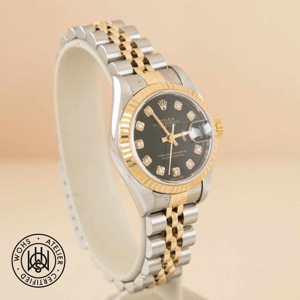 Pre-owned Rolex Lady-Datejust 79173, black dial, steel and yellow gold, 26mm, 2004 – photo 2 of 6