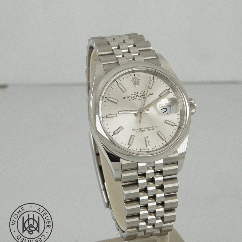 Pre-owned Rolex Datejust 126200, silver dial, steel, 36mm, 2026 – photo 3 of 8