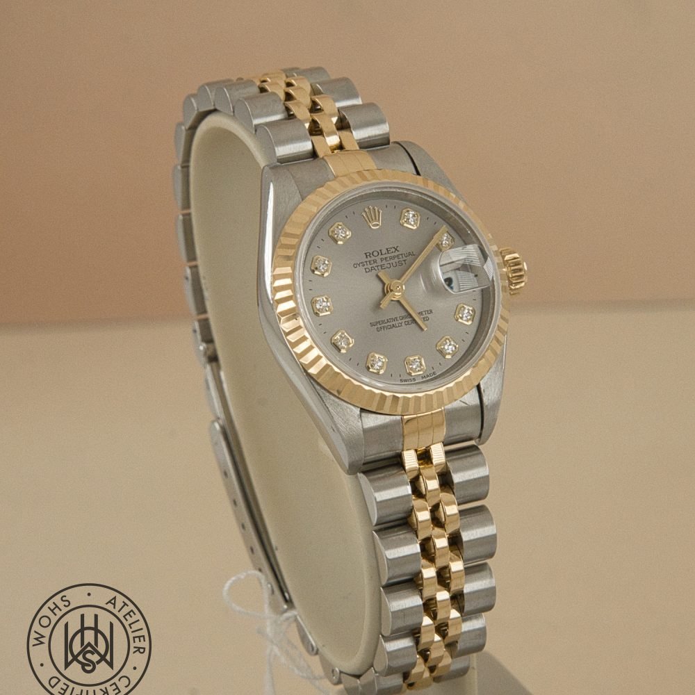 Pre-owned Rolex Lady-Datejust 69173, grey dial, steel and yellow gold, 26mm, 1996 – photo 3 of 8