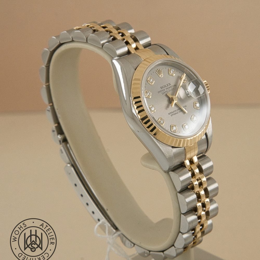 Pre-owned Rolex Lady-Datejust 69173, grey dial, steel and yellow gold, 26mm, 1996 – photo 5 of 8