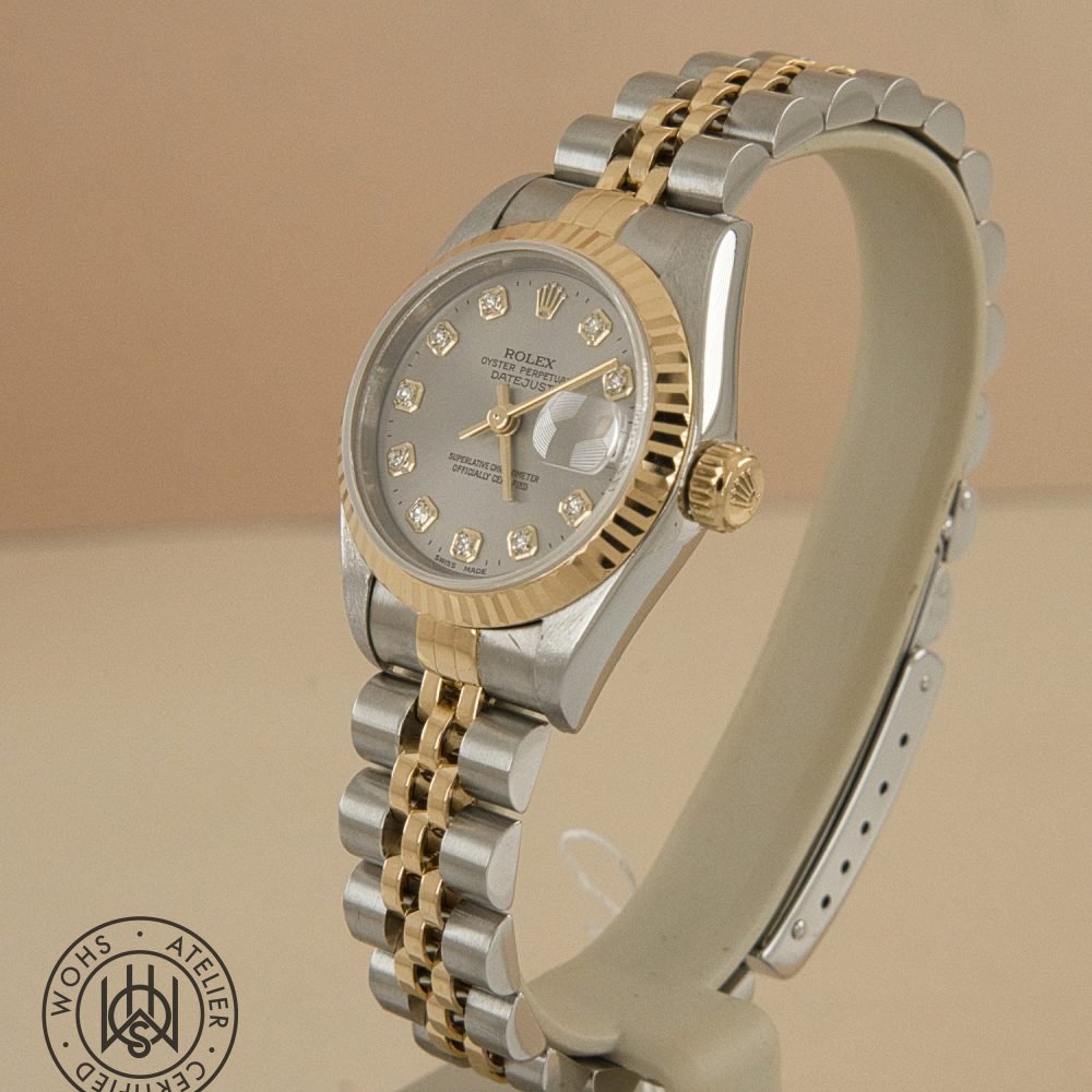 Pre-owned Rolex Lady-Datejust 69173, grey dial, steel and yellow gold, 26mm, 1996 – photo 4 of 8