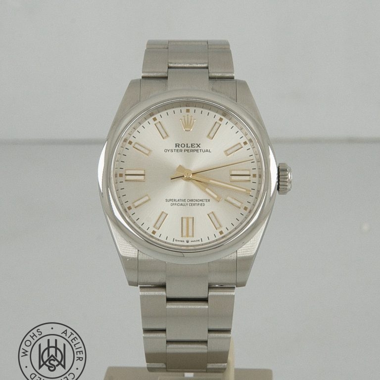 Rolex Oyster Perpetual 41, silver dial